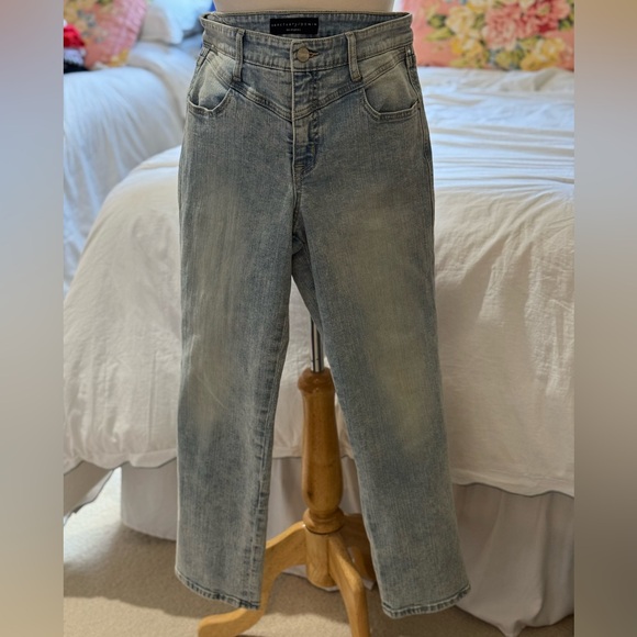 Sanctuary Light Blue Straight Leg Jeans - Picture 1 of 4
